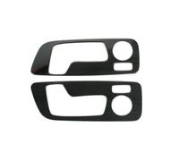Botones De Ajuste Asiento Acero Inoxidable, Marco Decorativo, Cubierta Embellecedora Para X3 X4 G01 G02 2018-2022, Interior Estilo Coche pegatinas(Negro)