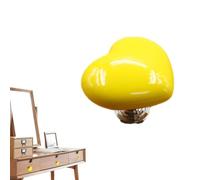 Botones de armario de armario - Llevar botones lindos brillantes, tiradores de cajonera en forma de corazón | Muebles de colorido en forma de corazón en forma de corazón moderno armario de cajón