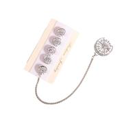 Botones De Broche Decorativos Hombres Musulmanes Con Diseños Estrella Textura Metal Adecuada Para Atuendos Formales Y Casuales Botones Culturales Islámicos