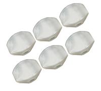 Botones de Cabezales de Blancos de Plástico Duraderos de 6 Piezas DIY para Acústica/E