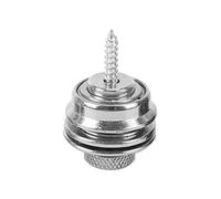 Botones de cierre de correa de guitarra, pasadores de metal con tornillos de montaje para guitarra acústica clásica, eléctrica, bajo, ukelele, juego de cerraduras de correa de guitarra