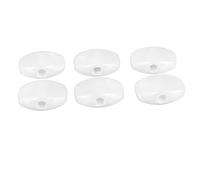 Botones de Clavija de Afinación, Botones de Afinador de Guitarra Acústica Fácil de Instalar 6 Versátiles para Reemplazo (WHITE)