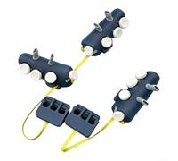 Botones de control de juego, juego de disparador de seis dedos para iPad y tabletas, accesorios móviles ABS para juegos (7.9 ~ 9.1 pulgadas)