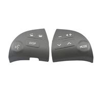 Botones de Control del Volante 2 Uds Para Toyota Para Lexus ES350 Botones Volante 84250-33190 Interruptor Botón Altavoz Bluetooth Multifuncional(ES350-H-Grey)