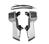 Botones de Control del Volante 84250-60160 Para Toyota Para 4Runner Para Land Para Cruiser Para Prado 2009-2015 Interruptor De Control Volante Multifunción(Gray)