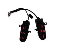 Botones de Control del Volante Almohadilla Volante Interruptor Remoto De Audio Crucero 36770SNAA12 Para Jazz Para Fit Para Civic 2006 2007 2008 2009 2010 2011(RED Backlight)