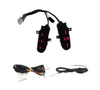 Botones de Control del Volante Almohadilla Volante Interruptor Remoto De Audio Crucero 36770SNAA12 Para Jazz Para Fit Para Civic 2006 2007 2008 2009 2010 2011(REDSwitch-2Wire)