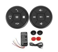 Botones de Control del Volante Botón Control Volante Coche Inalámbrico, 2 Uds. Volumen, 10 Teclas Música Navegación GPS Radio Mando A Distancia Botones Interruptor