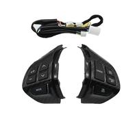 Botones de Control del Volante Botón Volante Multifunción Interruptor Control Crucero Para LANCER Para OUTLANDER Para ASX 2007-2011(Carbon fibre)