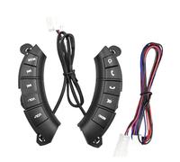 Botones de Control del Volante Botones De Control Del Volante Para Great Para Wall Para Hover H3 H5 2010-2013 Interruptor Modo Silencio Audio Volumen Remoto(Negro)