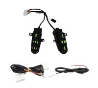 Botones de Control del Volante Para Jazz Para Fit Para Civic Botón Interruptor Control Audio Volante Retroiluminación Verde Roja 36770SNAA12(Green Switch-2Wire)