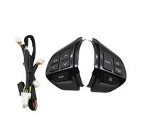 Botones de Control del Volante Para LANCER Para OUTLANDER Para ASX 2007-2011 Botón Volante Multifunción Interruptor Control Crucero(Piano black Switch)