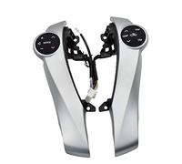 Botones de Control del Volante Plateados/Negro Piano/Apto for Toy.OTA Prius/Prius C/Aqua Car-Styling Buttons(Silver)