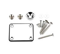 Botones de correa de guitarra eléctrica, placas de refuerzo, placa de conexión de metal, accesorios de pieza de guitarra, accesorios de pieza