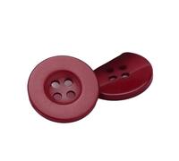 Botones De Costura 10 botones de resina 9-30 mm con cuatro ojales for suéter, camisa, costura, manualidades, álbumes recortes(Dark red,36L 23.0 MM)