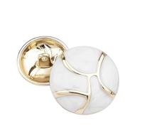Botones de costura, 10 Uds. Accesorios de decoración de ropa abrigo de mujer de costura de Metal(20mm)