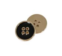 Botones de Costura 10 Uds. Botones de aleación 11/15/20mm botones redondos for coser con 4 agujeros accesorios costura for ropa