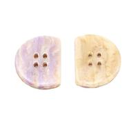 Botones de Costura Botones bonitos de resina púrpura for ropa mujer, camisa, abrigo, vestido, forma Irregular, accesorios costura hechos a mano, 12/18/25/28mm