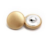 Botones de Costura Botones cubiertos de cuero con vástago for ropa, abrigo, cortavientos, sofá, botón, decoraciones coloridas DIY, 11/15/20/25/30mm, 10 Uds