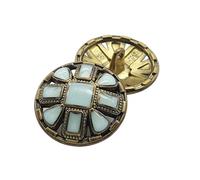 Botones de Costura Botones de Metal Retro for abrigos, cárdigan, accesorios decorativos costura, disfraz, manualidades, proyecto, 10 Uds