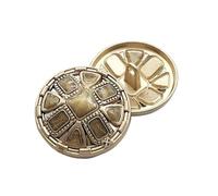 Botones de Costura Botones de Metal Retro for abrigos, cárdigan, accesorios decorativos costura, disfraz, manualidades, proyecto, 10 Uds