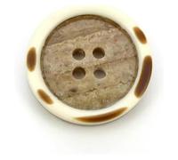 Botones de costura decorativos20 piezas botones imitación cuerno for abrigos, prendas vestir, suéteres, cárdigans, decorativos, accesorios for(7,18mm Dia.)