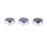 Botones de dedo de trompeta coloridos, accesorios para piezas de instrumentos musicales, mejora la precisión y la fluidez de las teclas, 3 fundas de botón de trompeta de aleación, tamaño 0.59