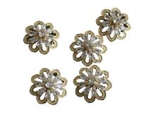 Botones de Diamantes de Imitación 5 uds botones for ropa botón abrigo costura decorativa para Costura(Color 6)