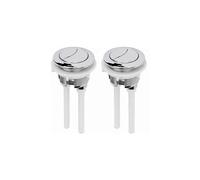 Botones de Doble Descarga para Inodoro,2 PCS Pulsador Doble para Cisterna 48 mm Estándar WC Botón Botón de Tanque de Agua Inodoro Pulsador Cisterna Doble Universal