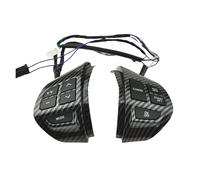 Botones De Estilo Coche Para ASX Control Volante Multifunción Con Cables Botón de Volante Multifunción Universal para Coche(Fibra de carbon)