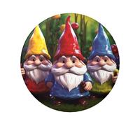 Botones de gnomos coloridos, 1 unidad, insignias redondas de 2.4 pulgadas, kit de botones de metal personalizado para fotos, suministros de manualidades, proyectos de fiesta de bricolaje