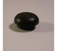 Botones de goma negro para parachoques de armario de piano, cabeza de 9/16 pulgadas, eje de 7/16 pulgadas, juego de 10