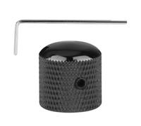 Botones de guitarra negra: botones domo Control de tono de volumen de metal, control de velocidad 240 V, control de velocidad del ventilador Control de temperatura Control de guitarra, para
