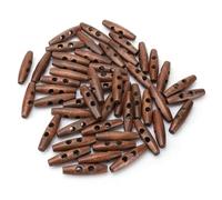 Botones de Madera 50 Uds café Oscuro Costura 2 Agujeros Botones de Madera DIY Abrigo Ropa Accesorios Decoración