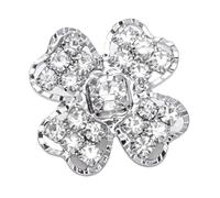 Botones de metal con diamantes imitación, 17 mm, brillantes, incrustaciones florales, accesorios costura for ropa, 4/10/50 unidades por paquete Para Coser(Color 02,1.7cm-10pcs)