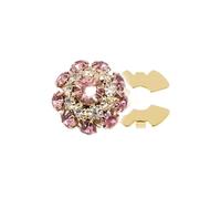 Botones de Pedrería Botones de diamantes imitación, clips botón camisa desmontables, cubierta flor decorativa, regalo for hombres y mujeres(Color 9)