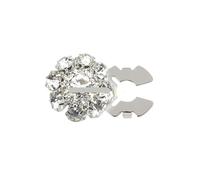 Botones de Pedrería Botones de diamantes imitación, clips botón camisa desmontables, cubierta flor decorativa, regalo for hombres y mujeres(Color 3)