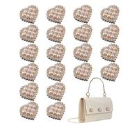 Botones De Perla - 20 Piezas Decorativos Multifunción de Imitación - Botones De Perla Y Pedrería - Para Manualidades Zapatos Sombreros Ropa Costura Uñas Mujeres Niñas Bodas