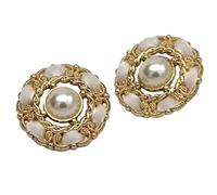 botones de perlas de alta calidad, Faux Pearl Button 25mm Multicolor 6 Or 10 Pcs For Sewing And DIY Crafts(Wit,25mm 6pcs)