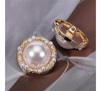 botones de perlas de alta calidad, Gabardina de abrigo mujer viento plástico con botones redondos perlas Retro 18-25MM cosida a mano(Nb-1-165-a,18MM)