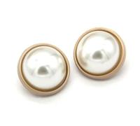 botones de perlas de alta calidad, Sewing Pearls Button Faux Pearl Shank Buttons 15-25mm Pack of 12(2m 12pcs)