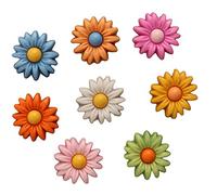 Botones de plástico Resistente Elegante botón Daisy Delights, Multicolor