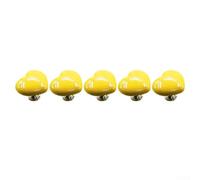Botones de presión de inodoro en forma de corazón, paquete de 5 unidades, diseño de amor, cubierta decorativa de plástico, accesorios para tanque de baño, rosa, amarillo, rojo, blanco para decoración