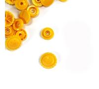 Botones de presión de plástico - sol (Kam Snaps) color. amarillo oscuro (B10), cantidad de broches de presión 20 piezas - 1,50 €
