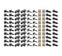 Botones de remache de expansión de agujero pasante para sujetar el maletero del coche, cubierta de parachoques interior del salpicadero y paneles de la bandeja inferior del compartimento del motor