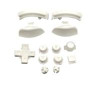Botones de repuesto for el pad direccional ABXY en blanco apagado for el control de Nintendo Switch Lite, botón disparador LR ZL ZR