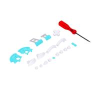 Botones de repuesto para Game Boy Advance SP, juego completo de botones, kit de reemplazo de gatillos, cruceta y botón de encendido con cortes