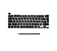 Botones de repuesto para MacBook Pro 13" 16" (2019-2020) A2141 A2251 A2289 disposición del Reino Unido QWERTY