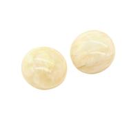 Botones De Resina 10/13/15/18/20mm bonitos botones coloridos de resina for abrigo, ropa, moda, camisa for mujer, traje, cárdigan, costura(Yellow,15mm 20pcs)