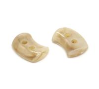 Botones De Resina 12 Uds. Botones de resina forma Irregular grandes con 2 agujeros for ropa mujer abrigo chaqueta traje accesorios costura(25mm 12Pcs)